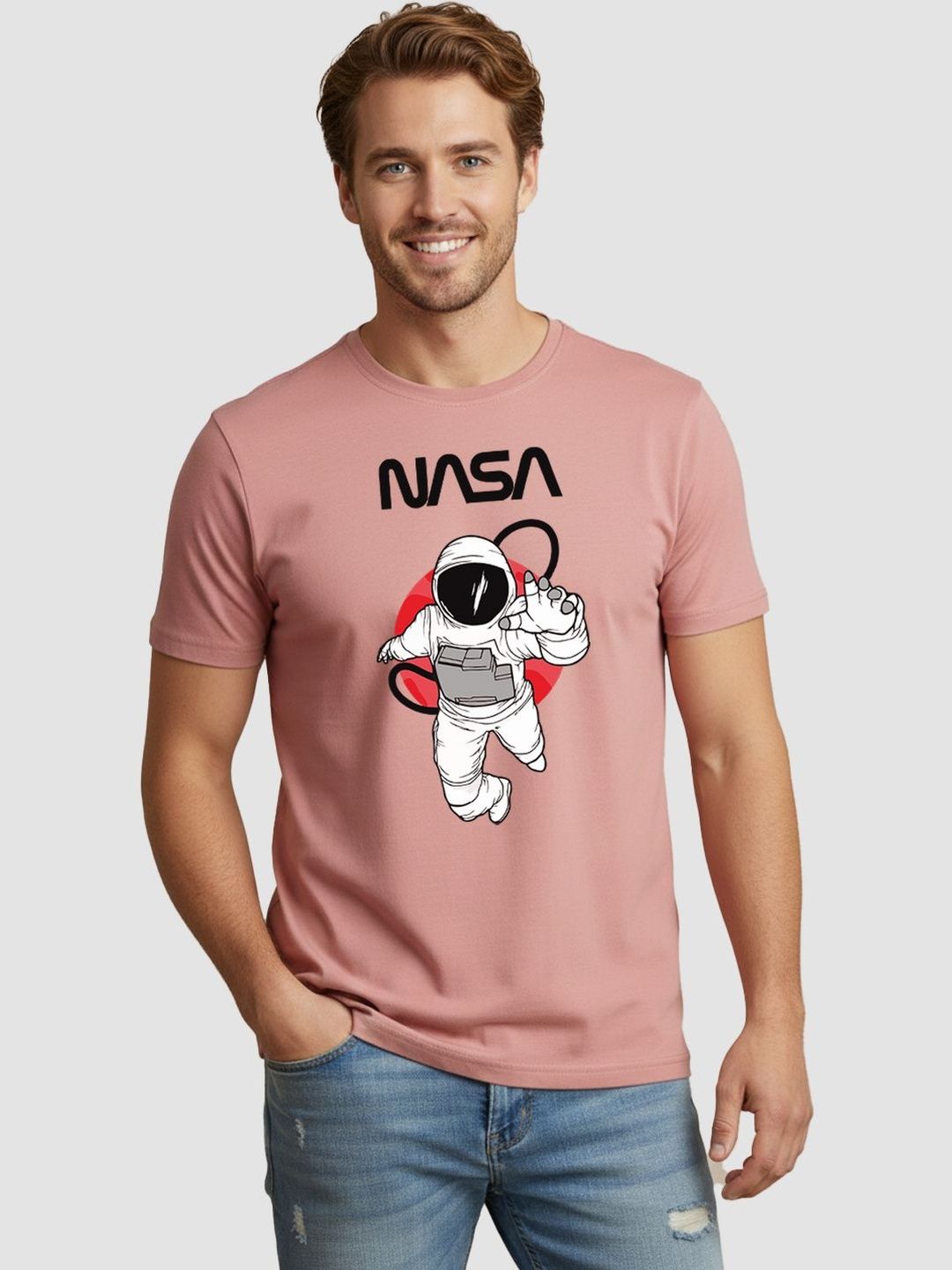 Greylongg Men Printed T-shirt