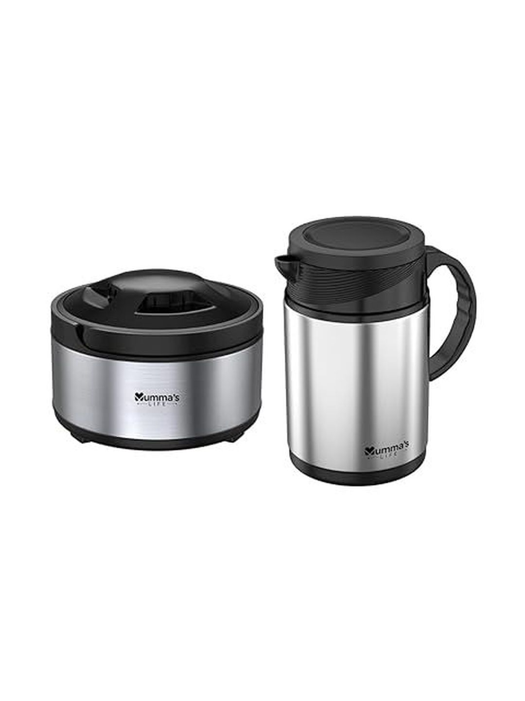 Mumma's Life Silver-Toned 2026 Stainless Steel 2 Pieces Core Casserole