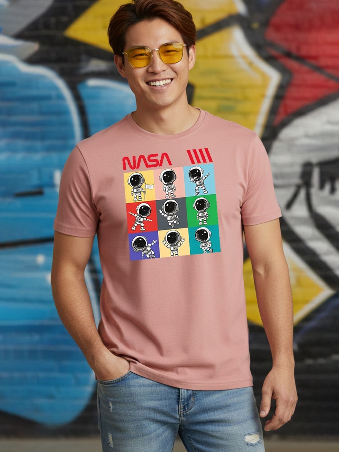 Greylongg Men Printed T-shirt