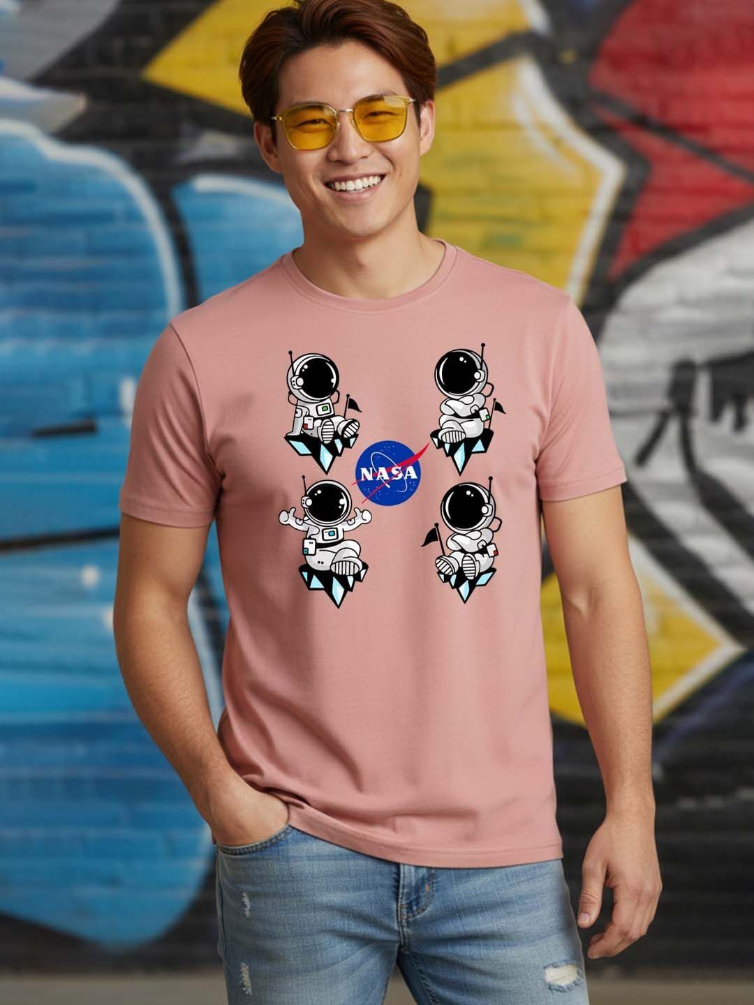 Greylongg Men Printed T-shirt