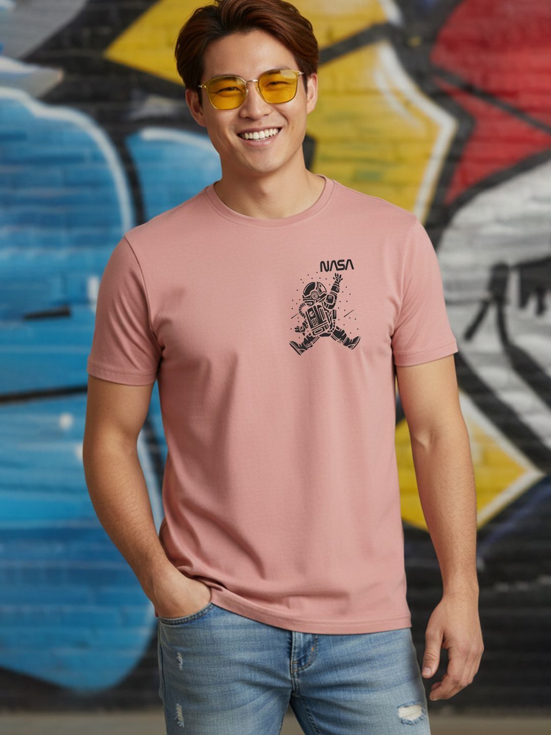 Greylongg Men Printed T-shirt