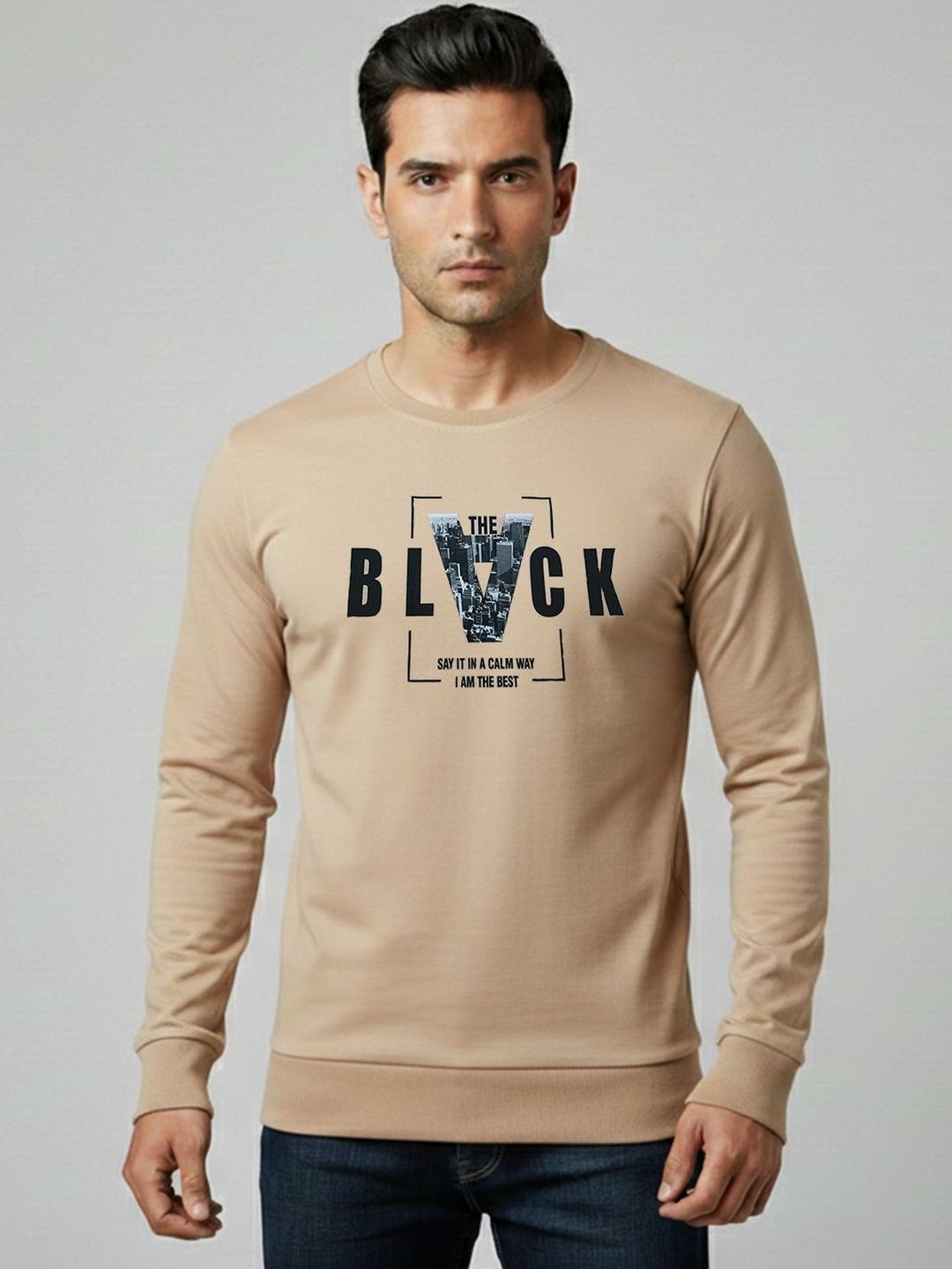 ST Trends Men Typography Printed T-shirt