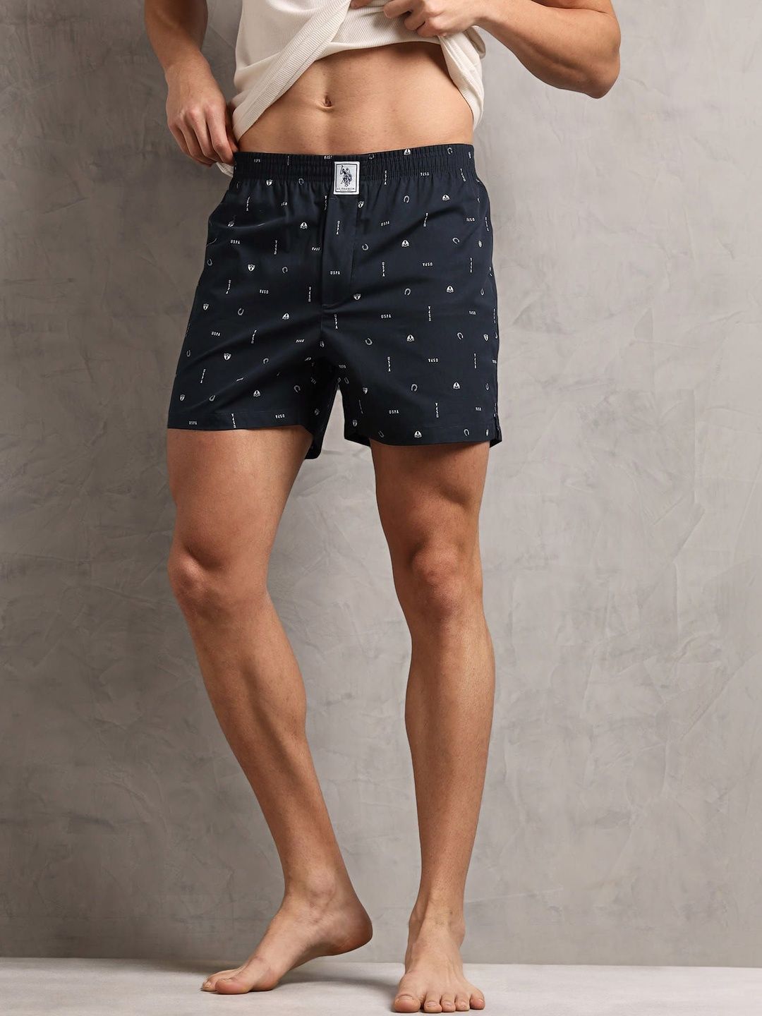 U.S. Polo Assn. Printed Pure Cotton Boxers