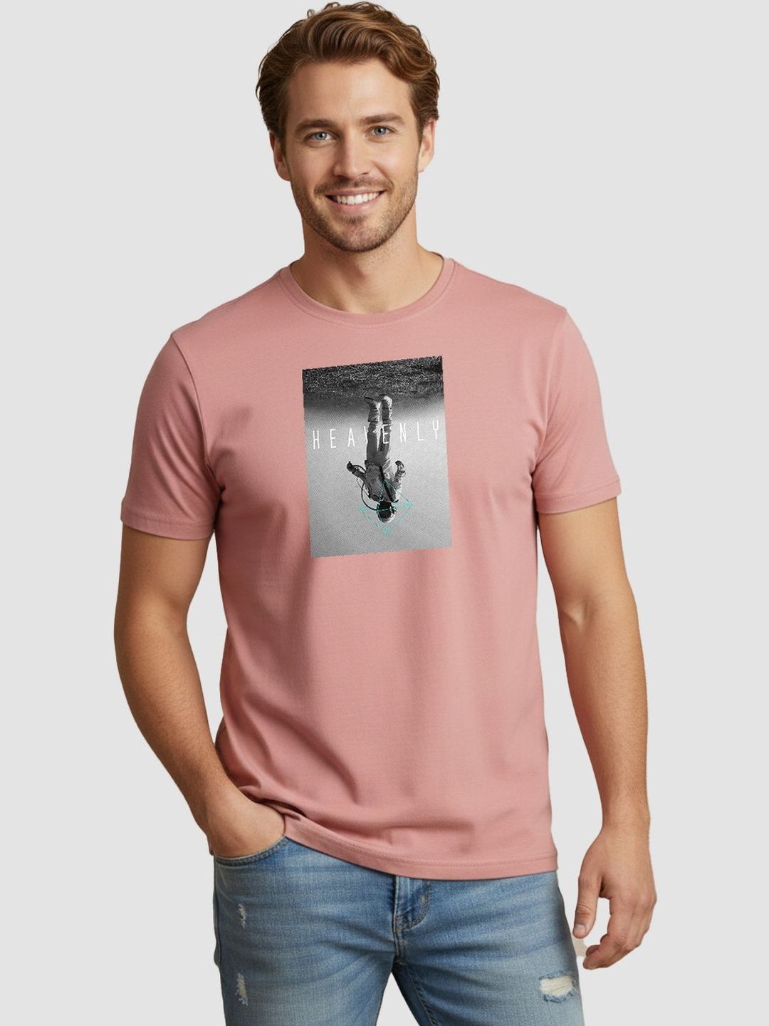 Greylongg Men Printed T-shirt