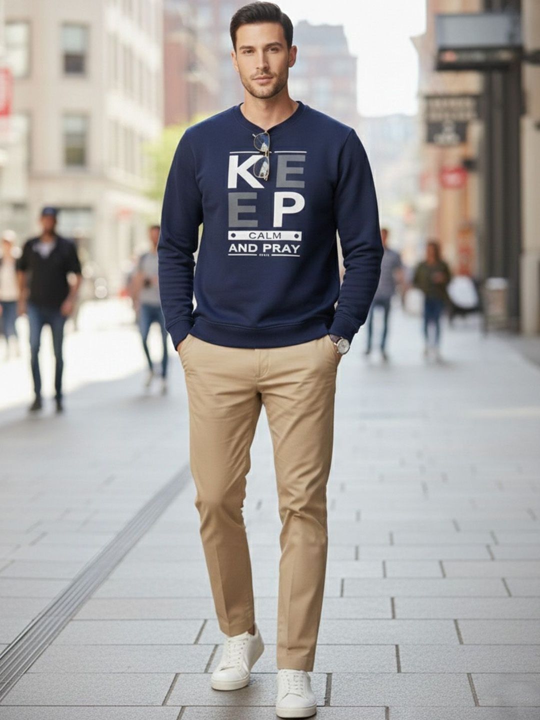 ST Trends Men Typography Printed T-shirt