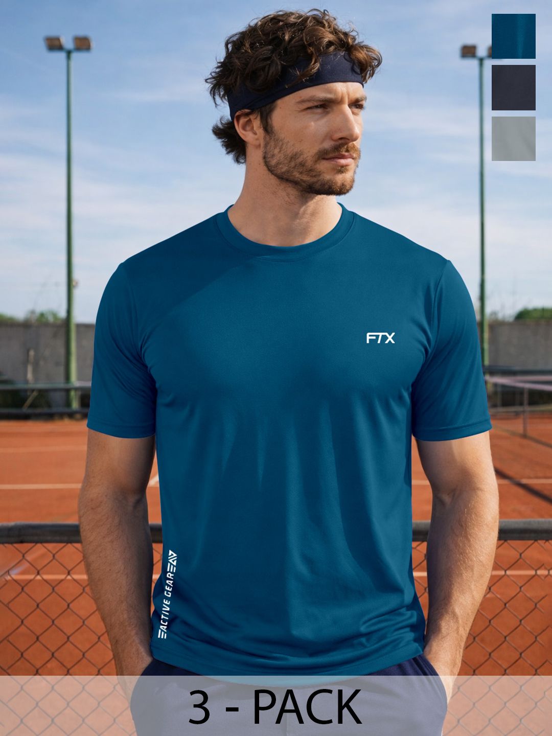 FTX Men Brand Logo 3 Dri-FIT T-shirt