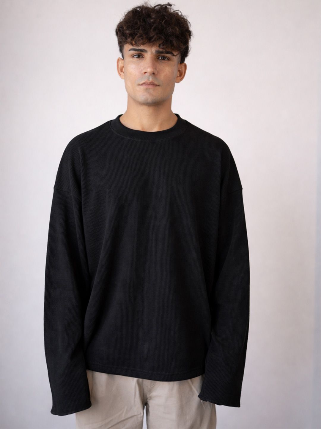 BDSQUARE BDSQUARE Men Drop-Shoulder Sleeves T-shirt