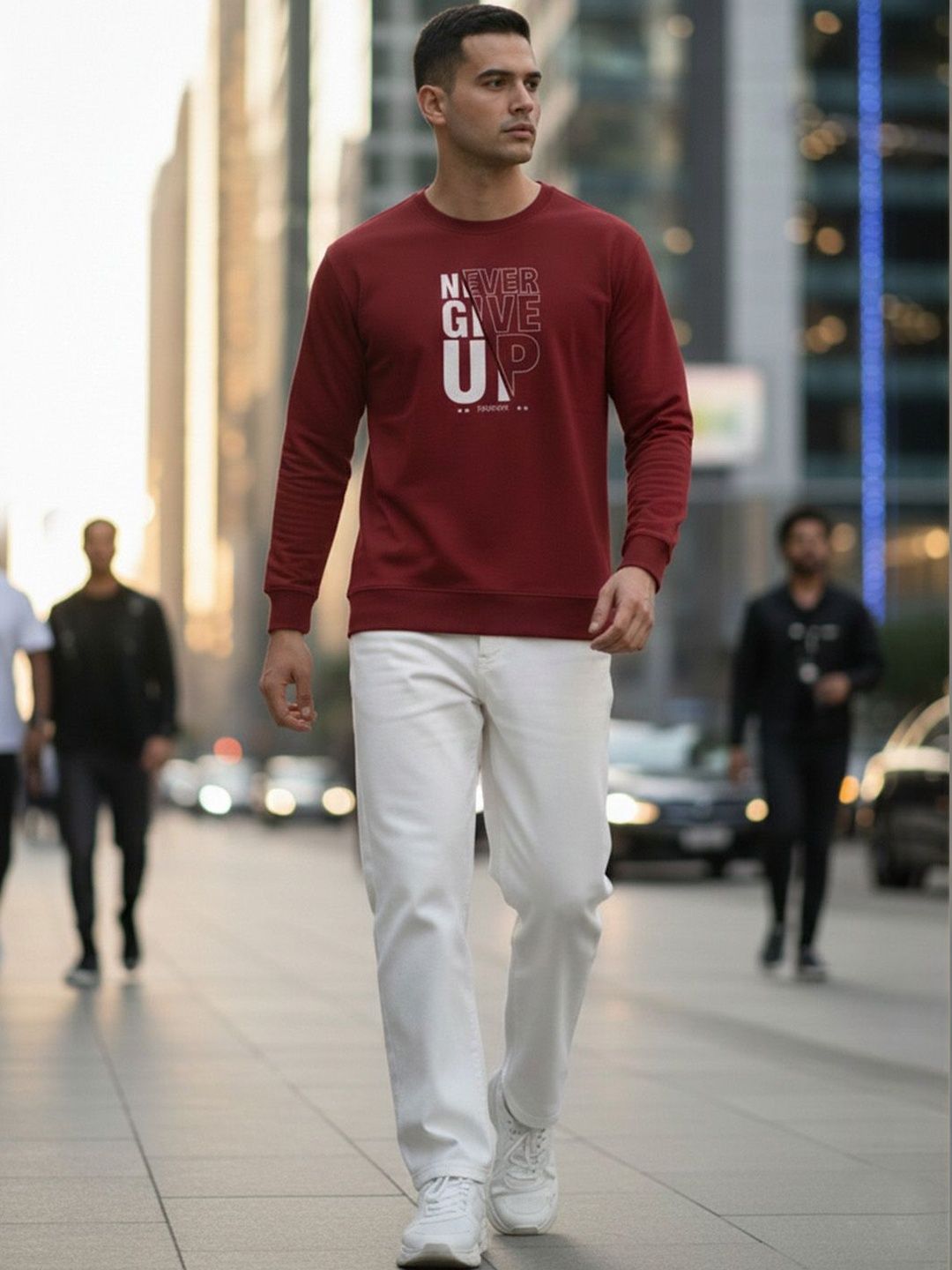 ST Trends Men Typography Printed T-shirt