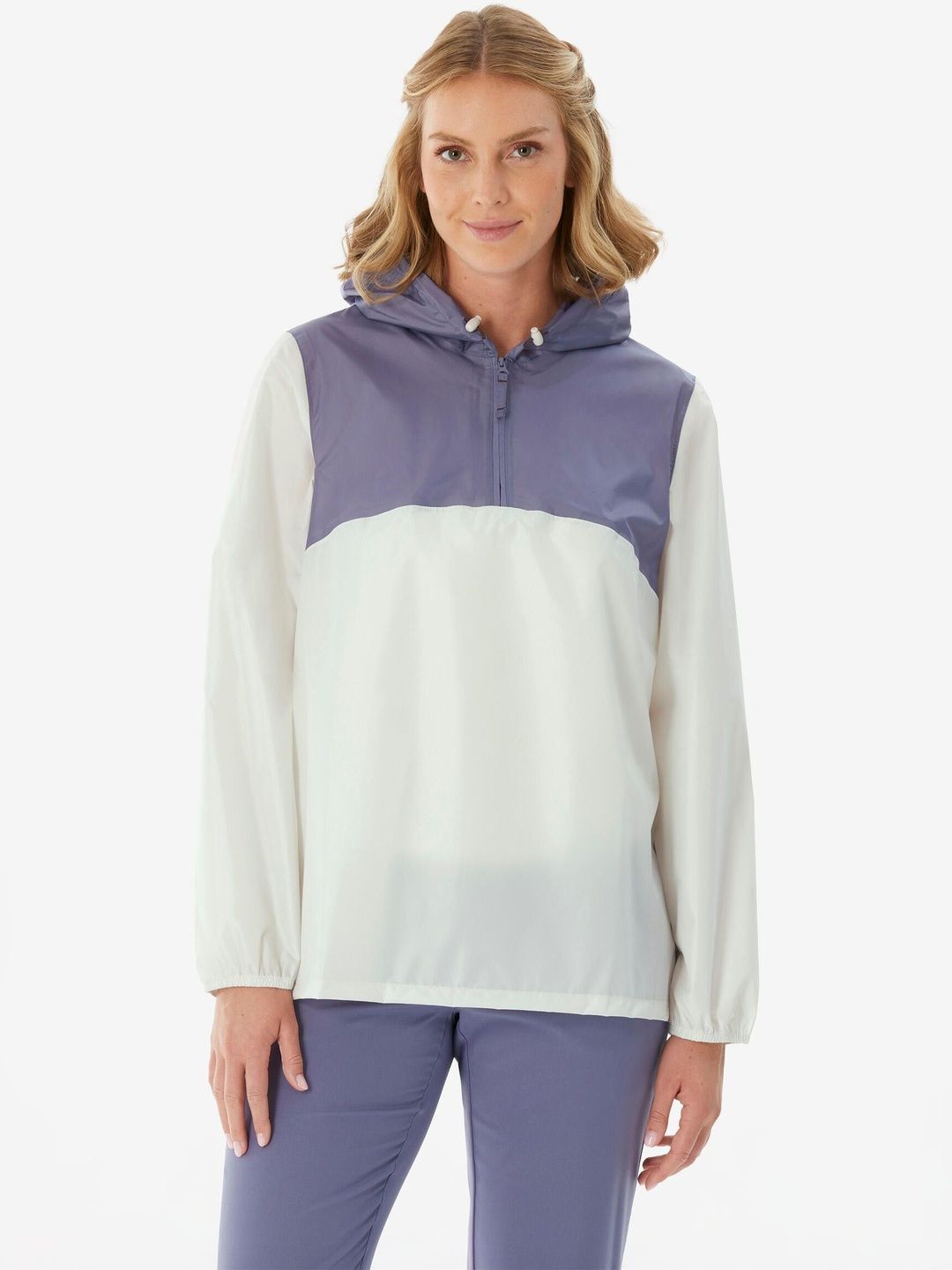 Decathlon Quechua - Women Purple Windproof Hiking Raincoat