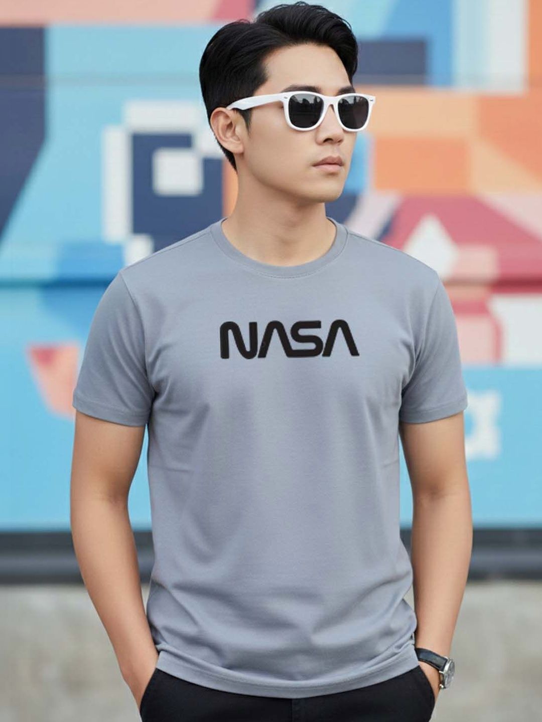 Greylongg Men Printed T-shirt