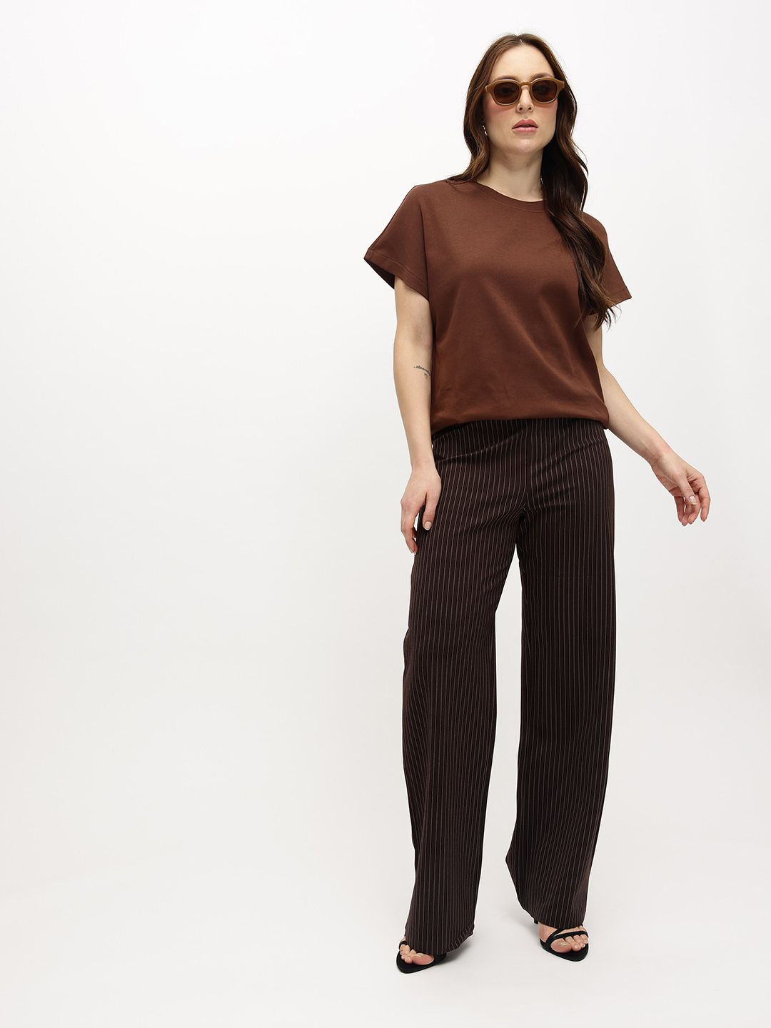 Extended Sleeves Pure Cotton T-shirt