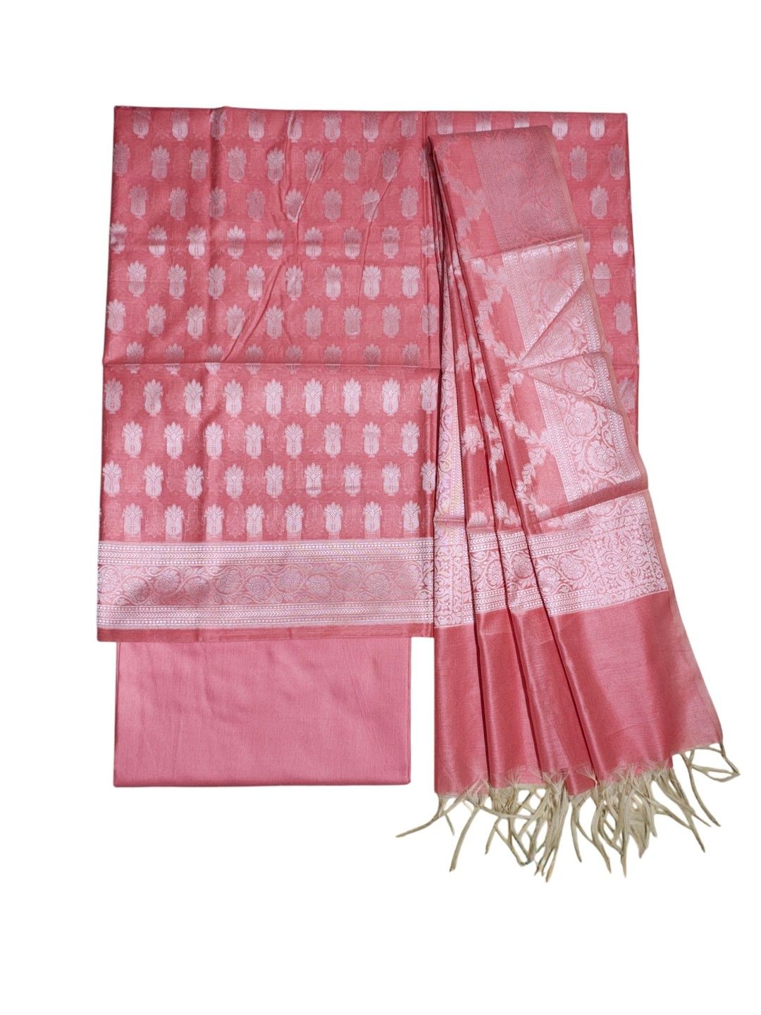 ivikta Pure Silk Unstitched Dress Material