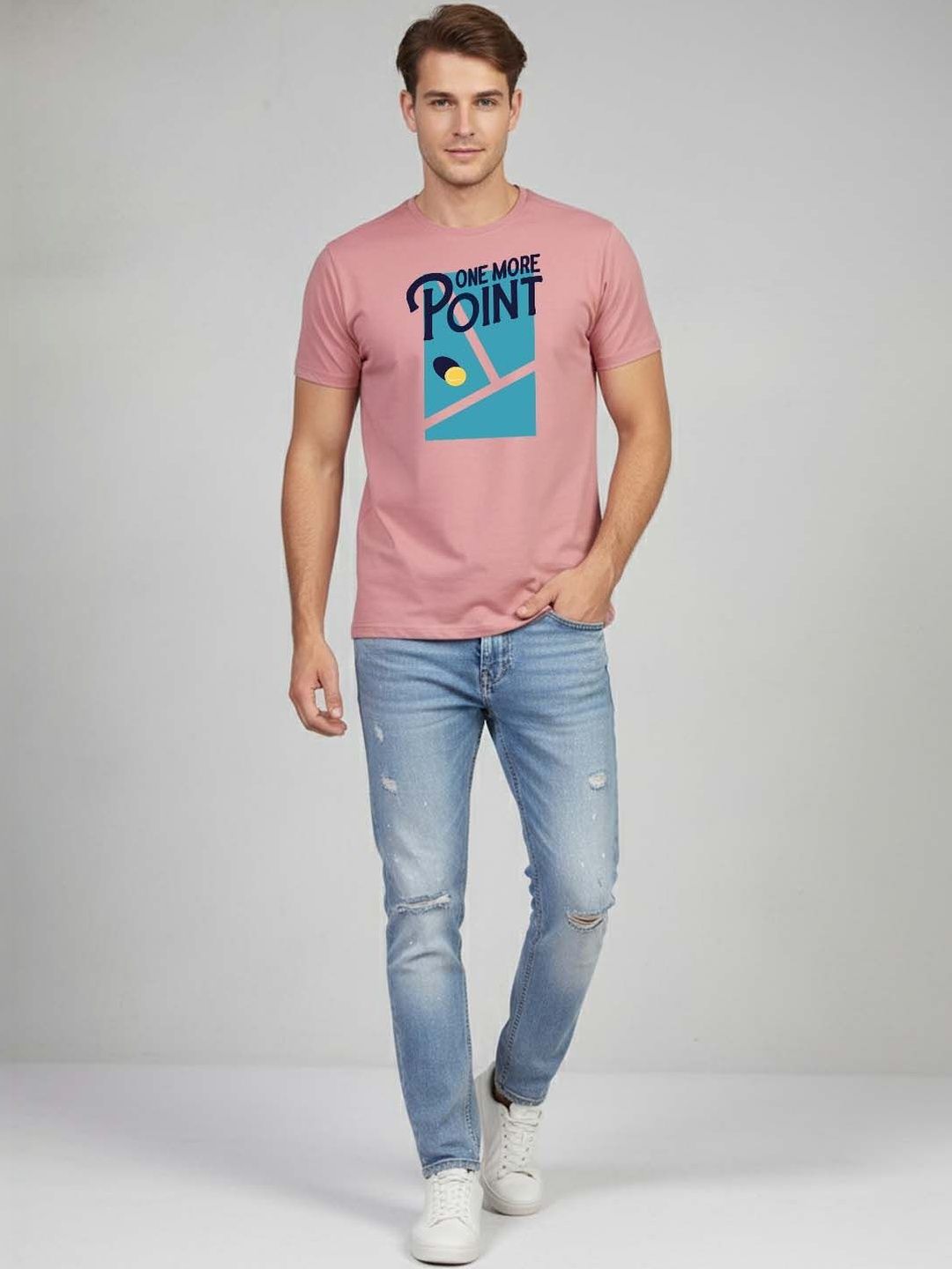 Greylongg Men Printed T-shirt
