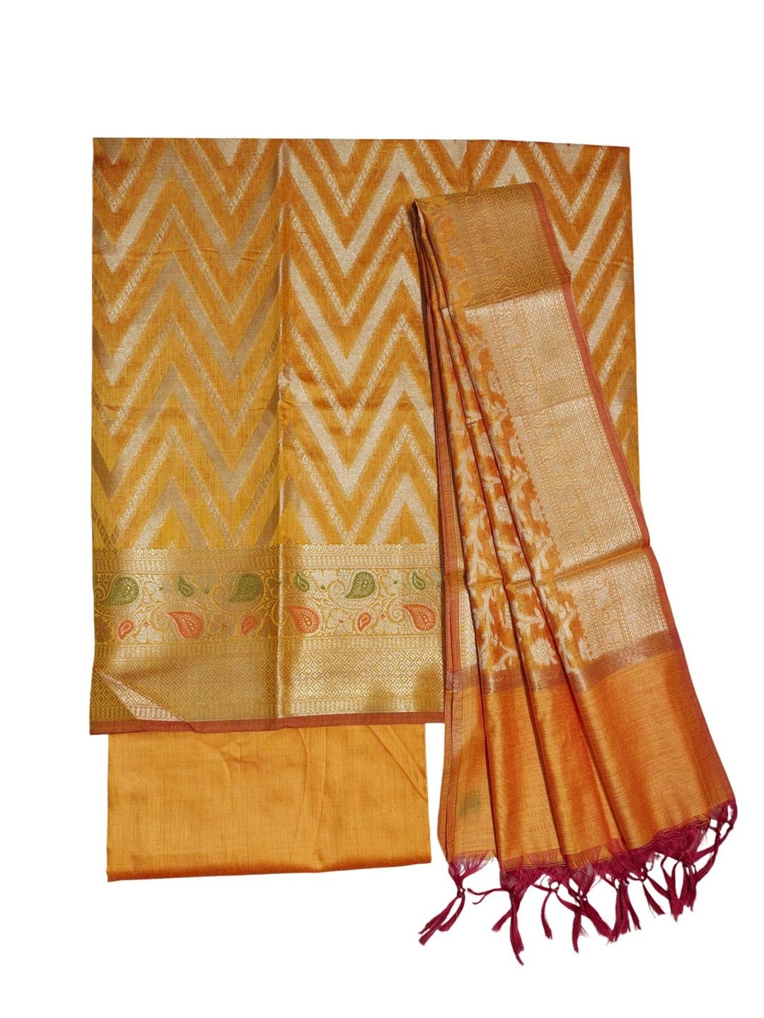 ivikta Pure Silk Unstitched Dress Material