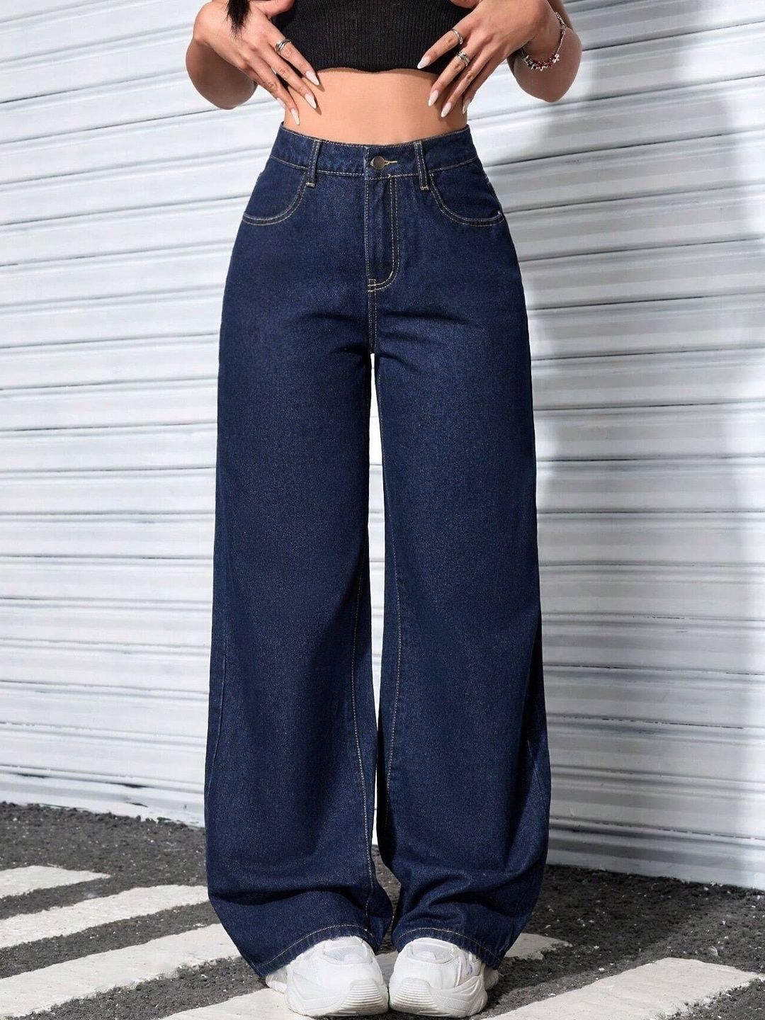POMPOUS Women High-Rise Jeans