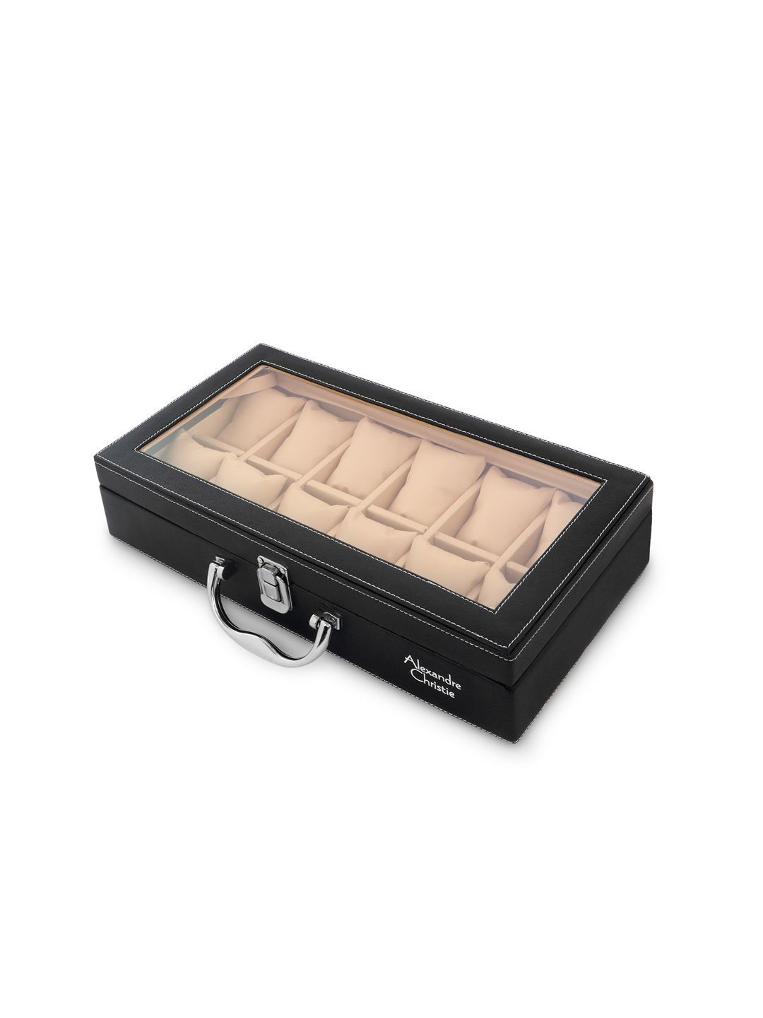 Alexandre Christie Alexandre Christie Unisex 12 Slot Watch Organiser Box
