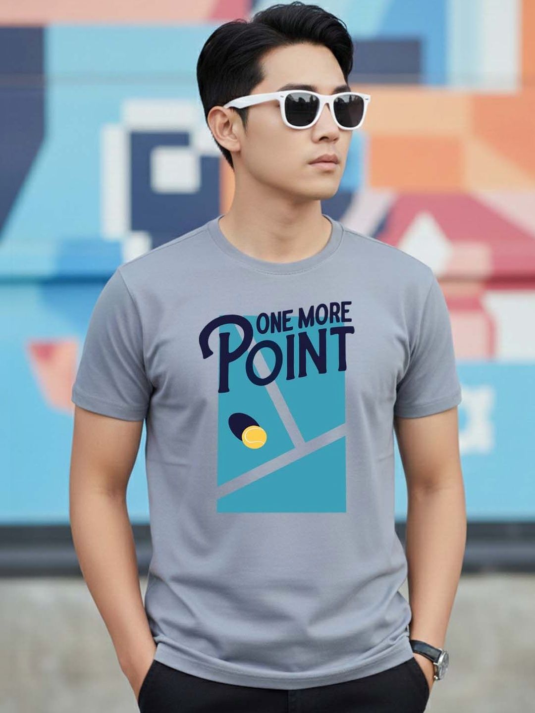 Greylongg Men Printed T-shirt