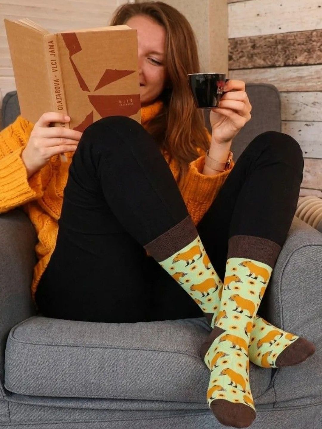 JUMPLINGS Men Patterned Calf Length Socks