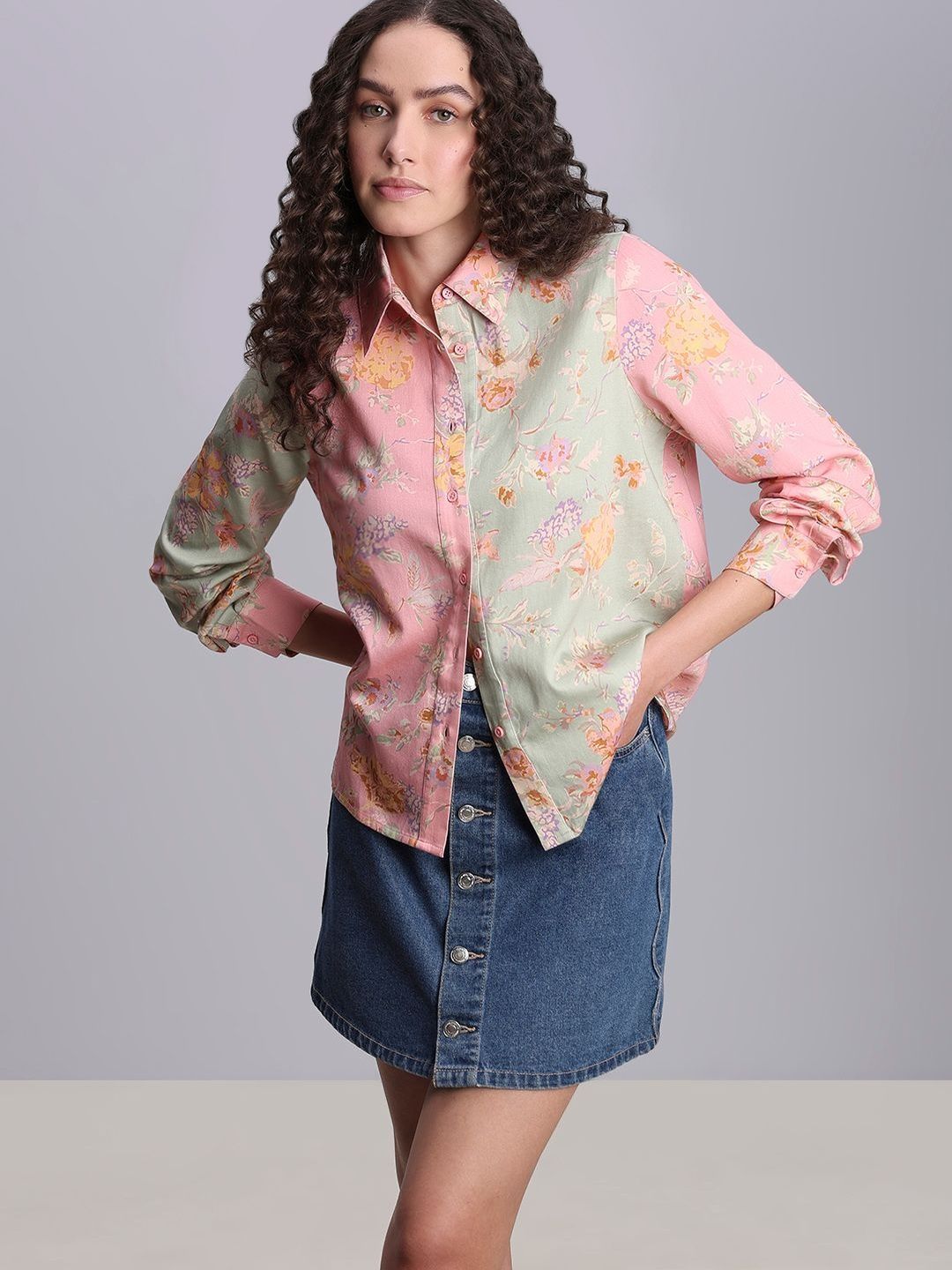 Casual Shirt Vero Moda Women Floral Printed Casual Shirt