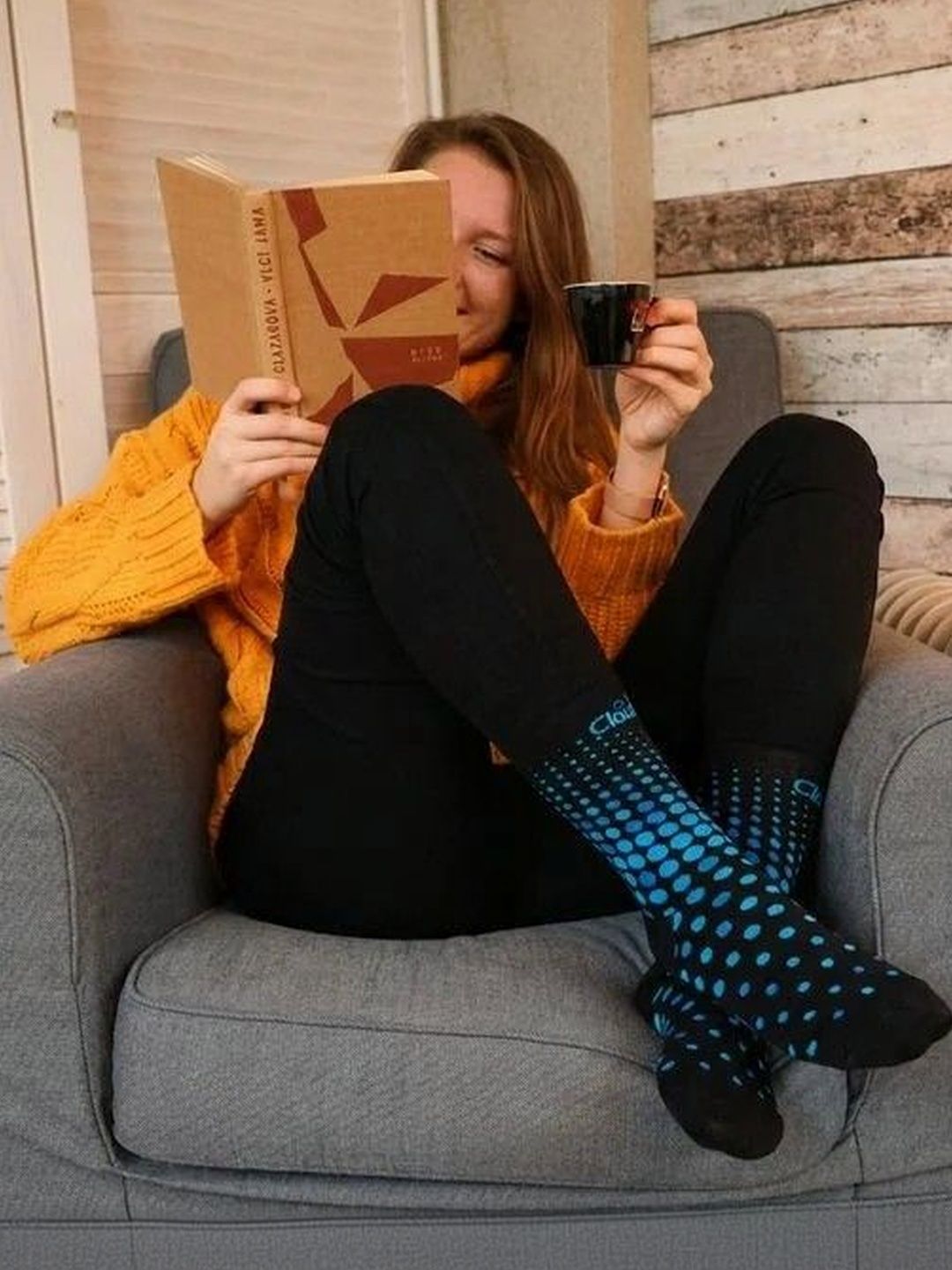 JUMPLINGS Men Cotton Patterned Calf Length Socks