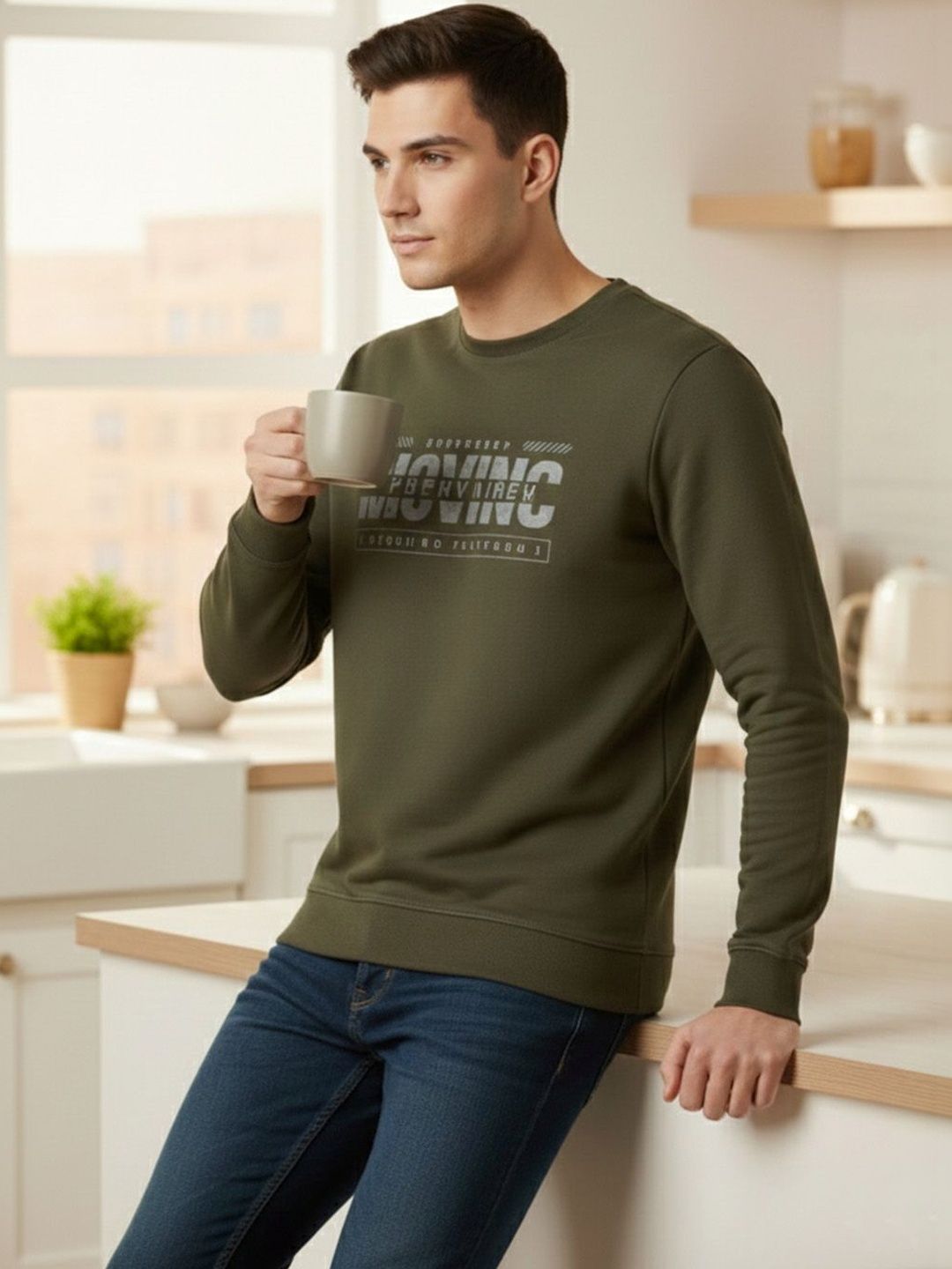 ST Trends Men Typography Printed T-shirt