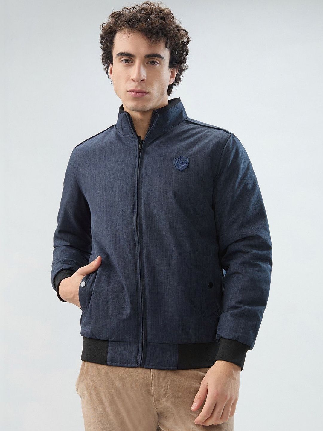 Raymond Stand Collar Long Sleeve Jackets