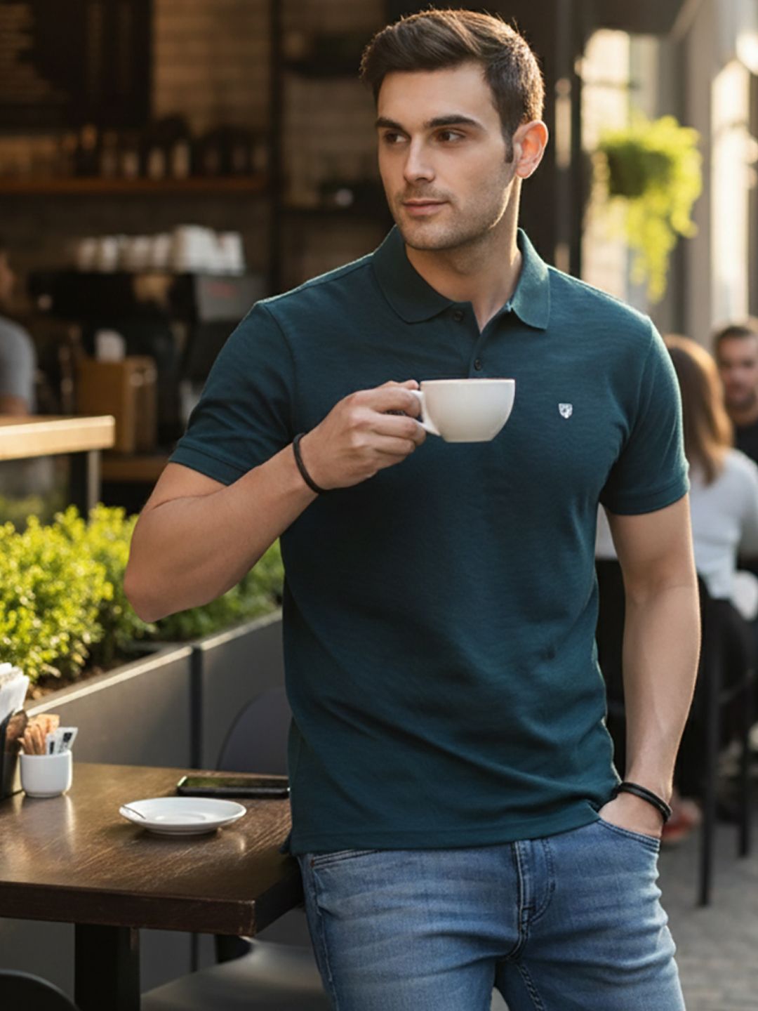 OGEN Men Polo Collar T-shirt