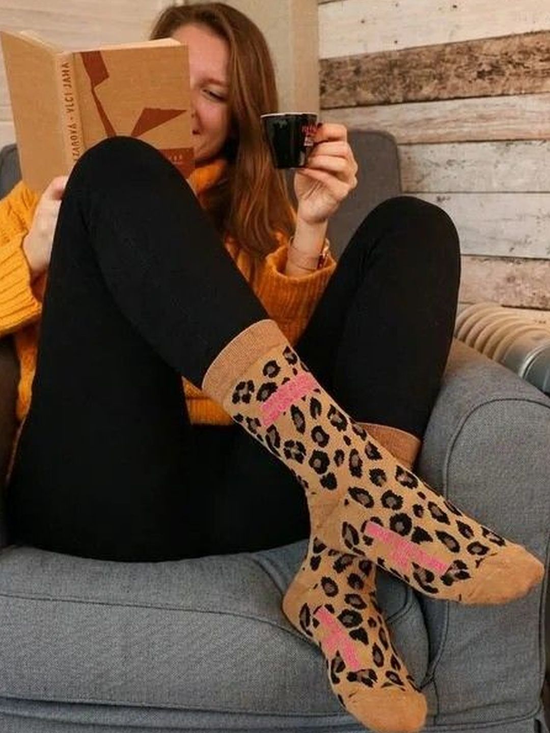 JUMPLINGS Men Cotton Patterned Calf Length Socks