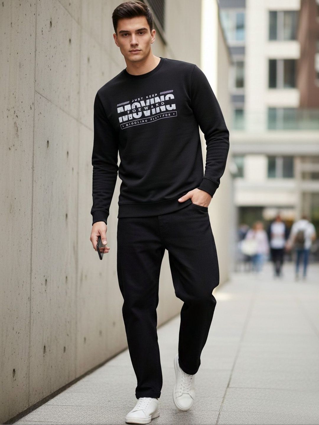 ST Trends Men Typography Printed T-shirt