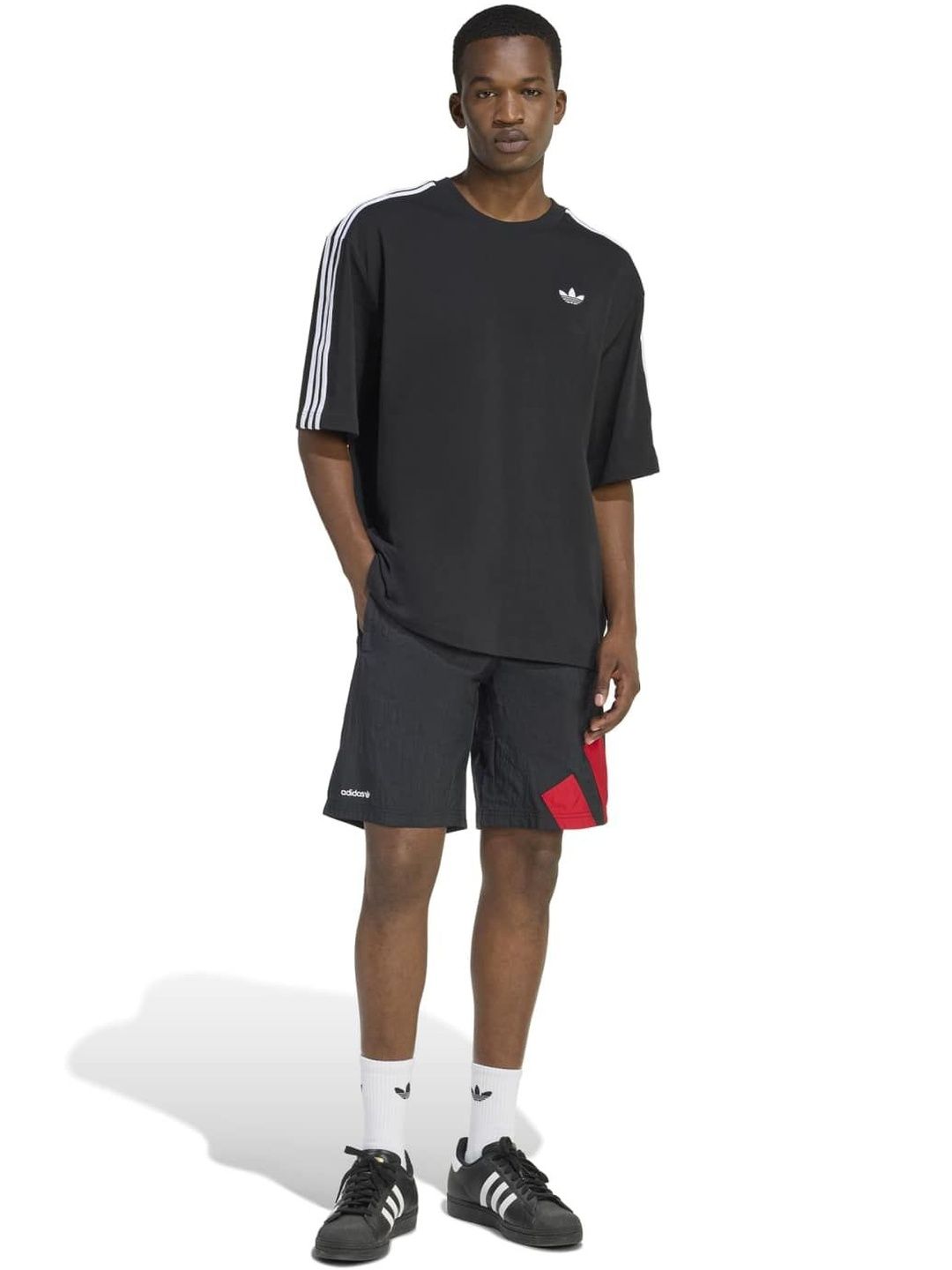 ADIDAS Originals ADIDAS Originals Men Colourblocked Training or Gym Sports Shorts with Technology