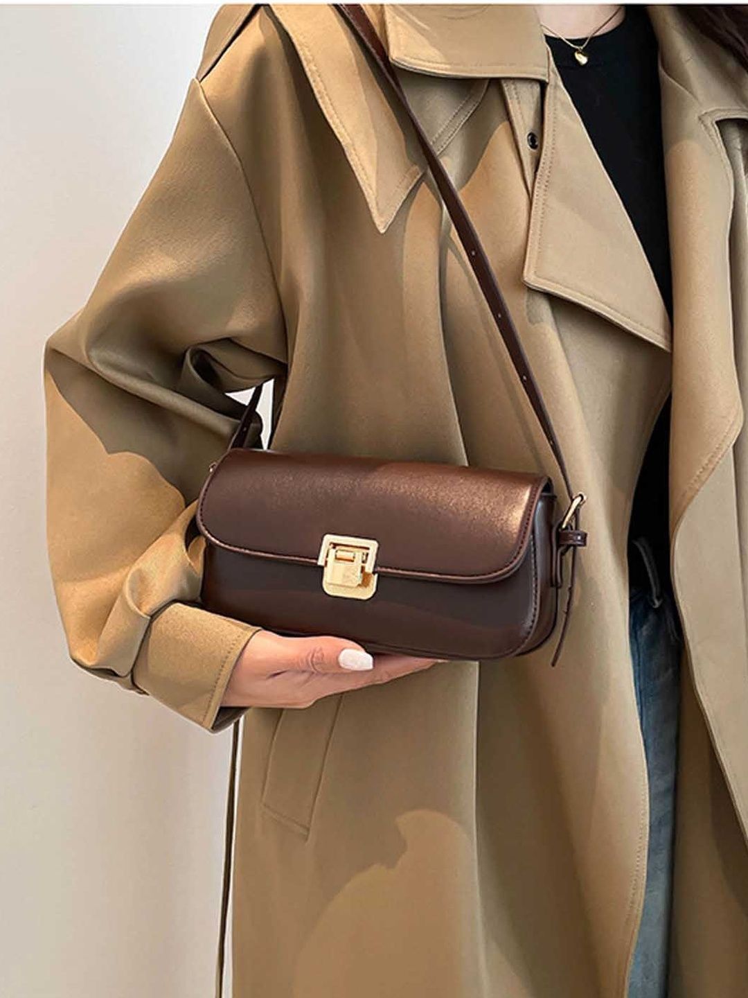 Lara Karen Structured Shoulder Bag