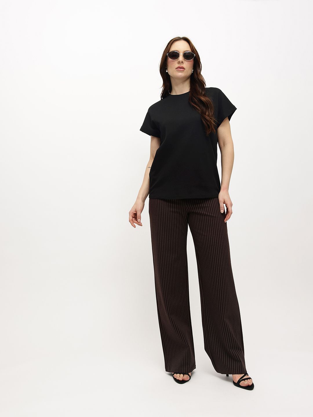 Extended Sleeves Pure Cotton T-shirt