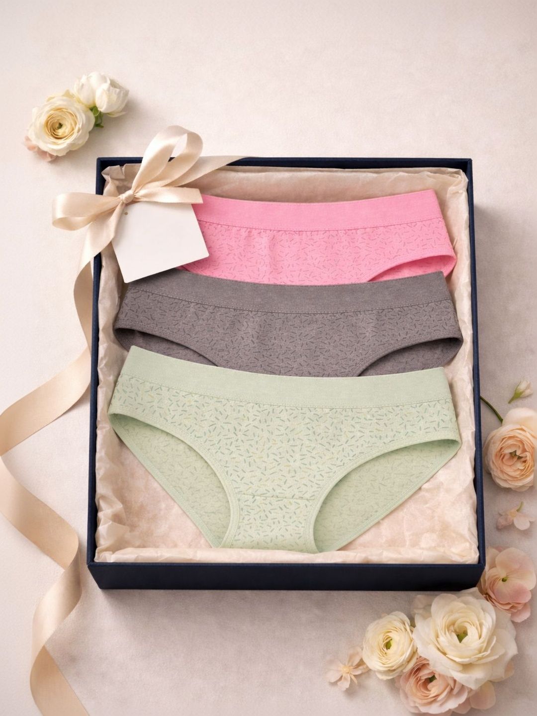 FiveFlag Women Pack of 3 Printed Assorted Cotton Blend Fashion