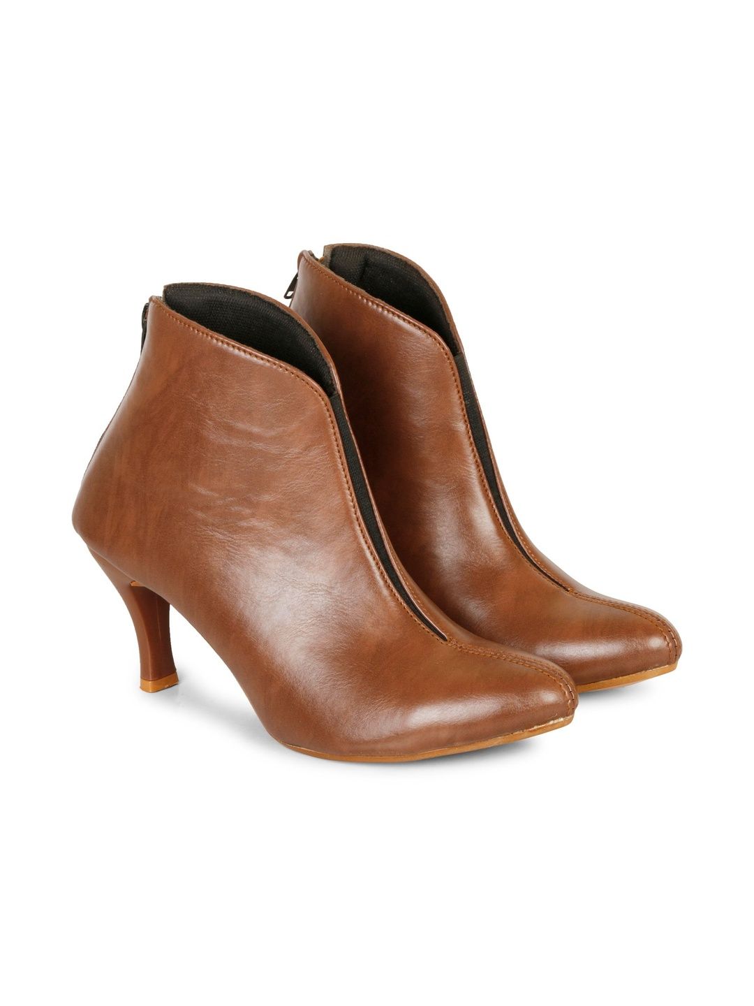 The Roadster Lifestyle Co. Women Pointed Toe Zip Cowboy Boots