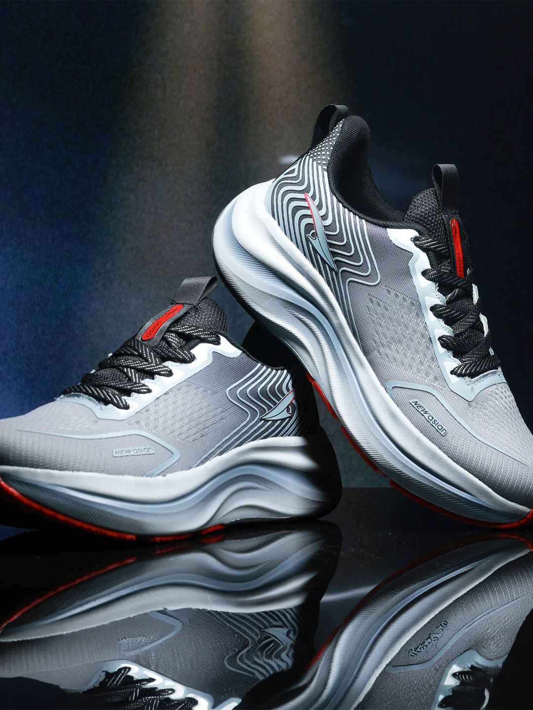 ASIAN Men Mesh Running Non-Marking Shoes