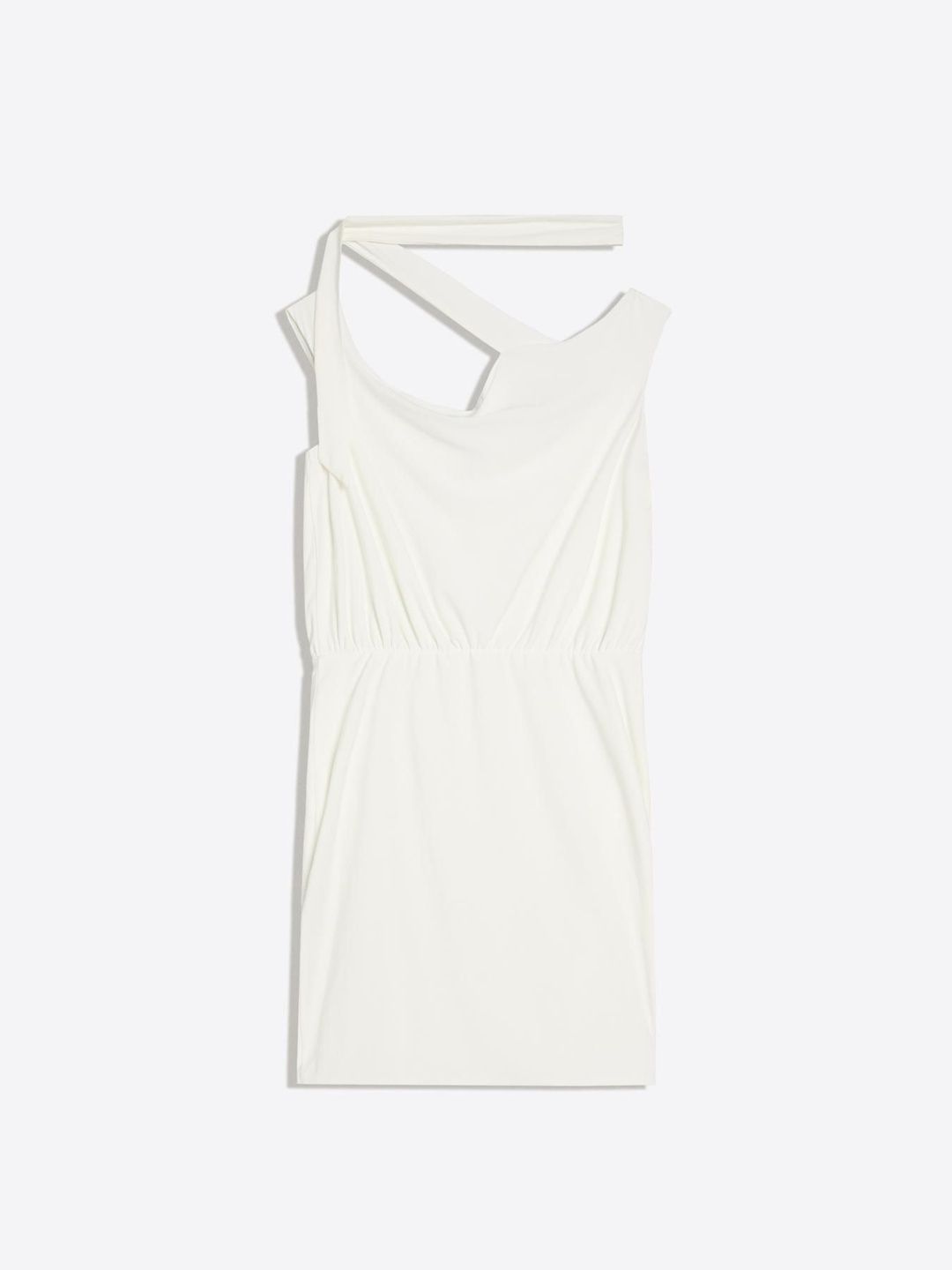 Bardot scarf mini dress