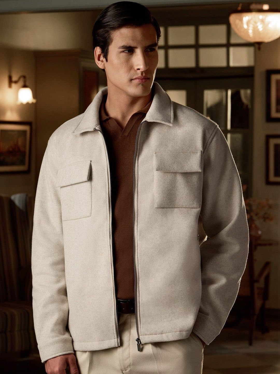 VAHRO Zipper Casual Jacket