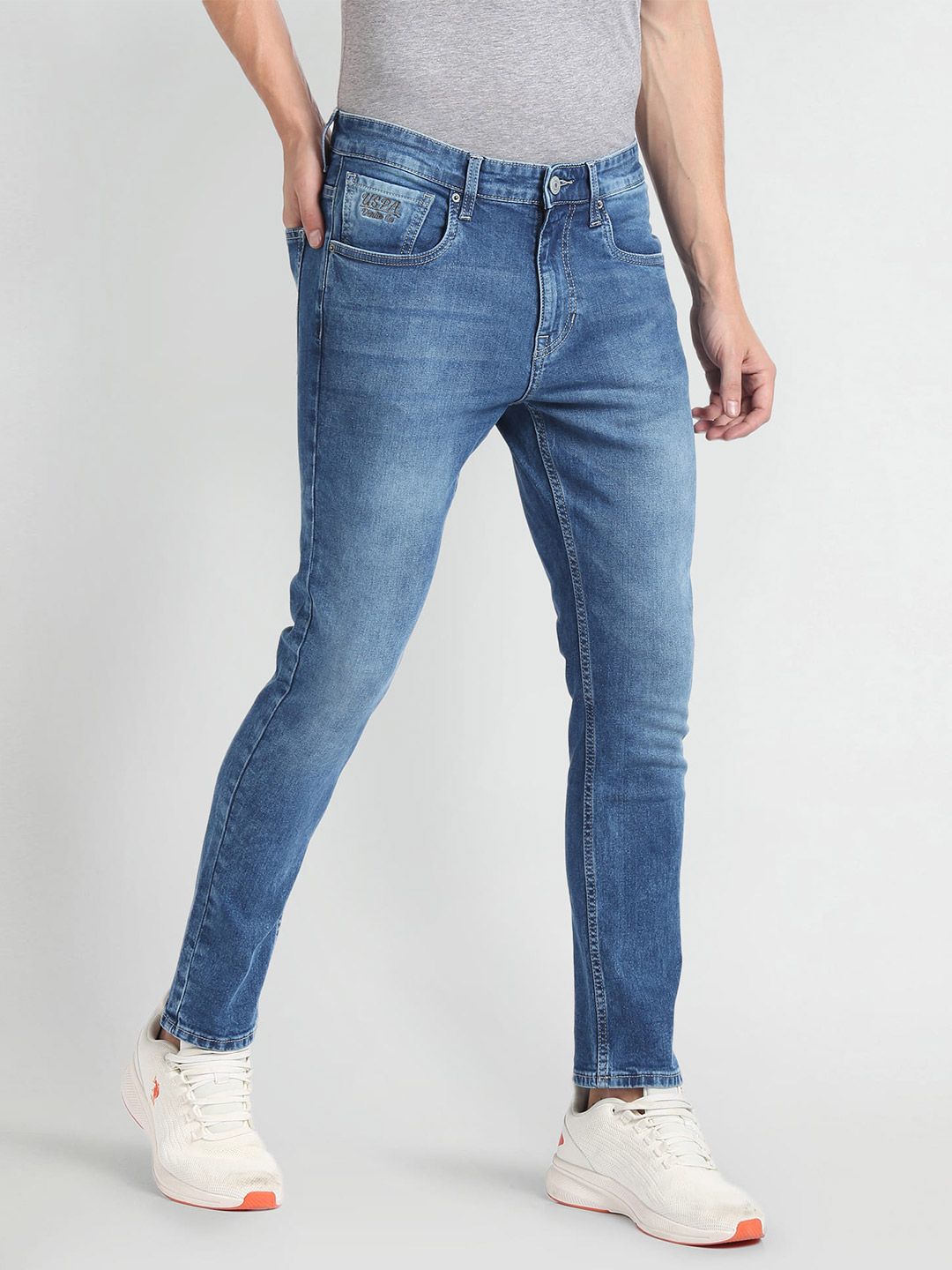 U.S. Polo Assn. Denim Co. Men Henry Light Fade Stretchable Jeans