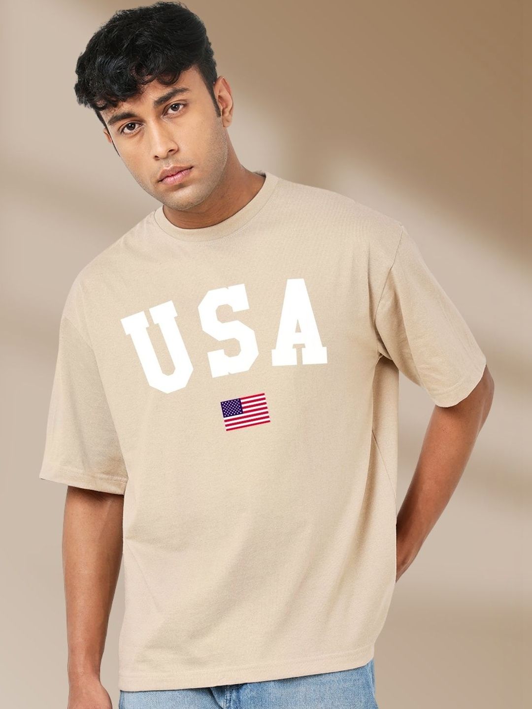 Cool Plus Men Typography Printed T-shirt