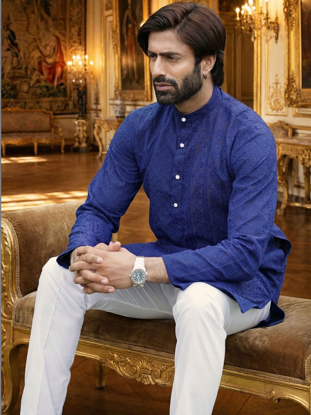 RANGRAAG Men Printed Kurta