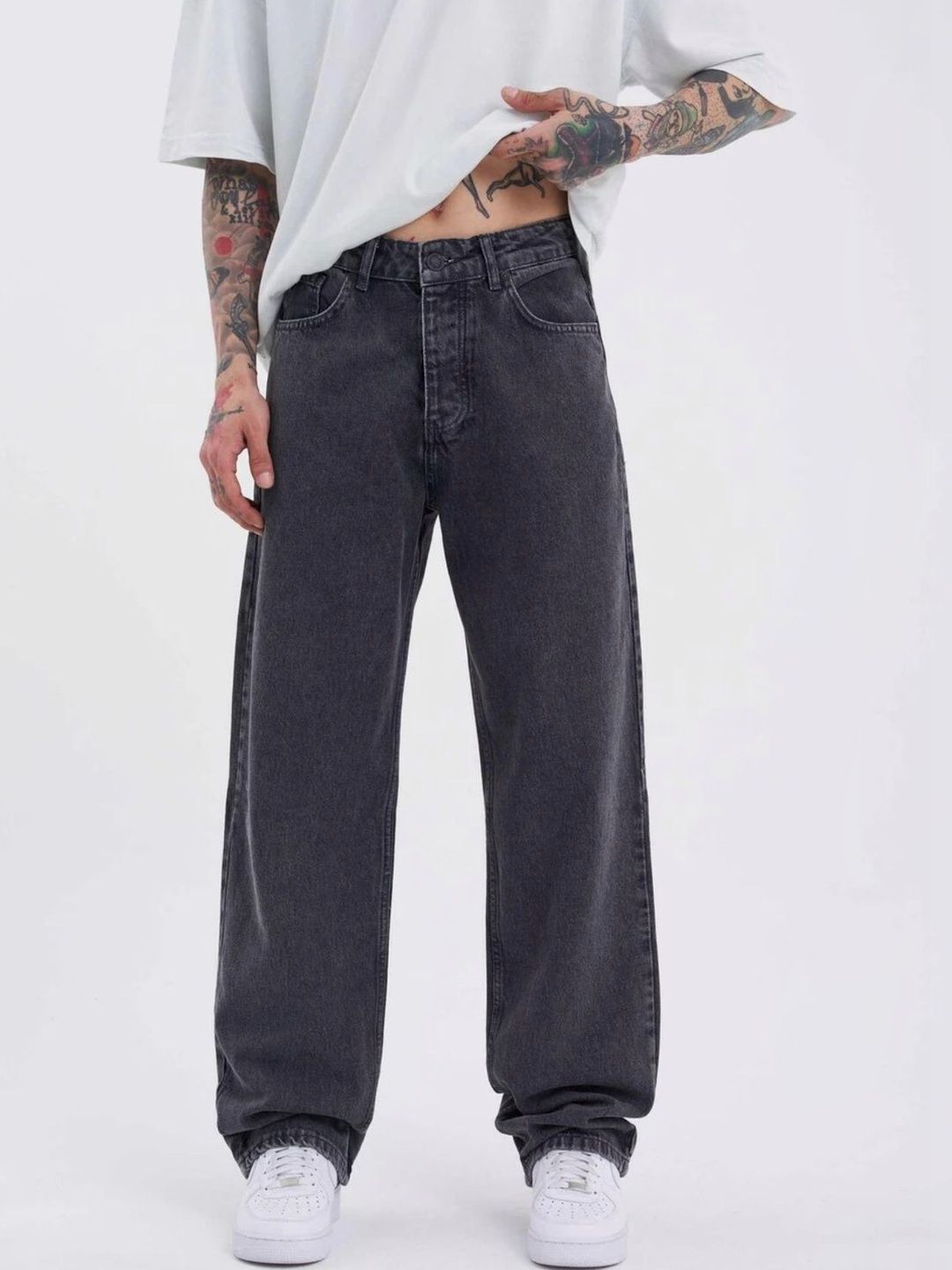 BREXX Men Comfort Mid-Rise Light Fade Stretchable Jeans