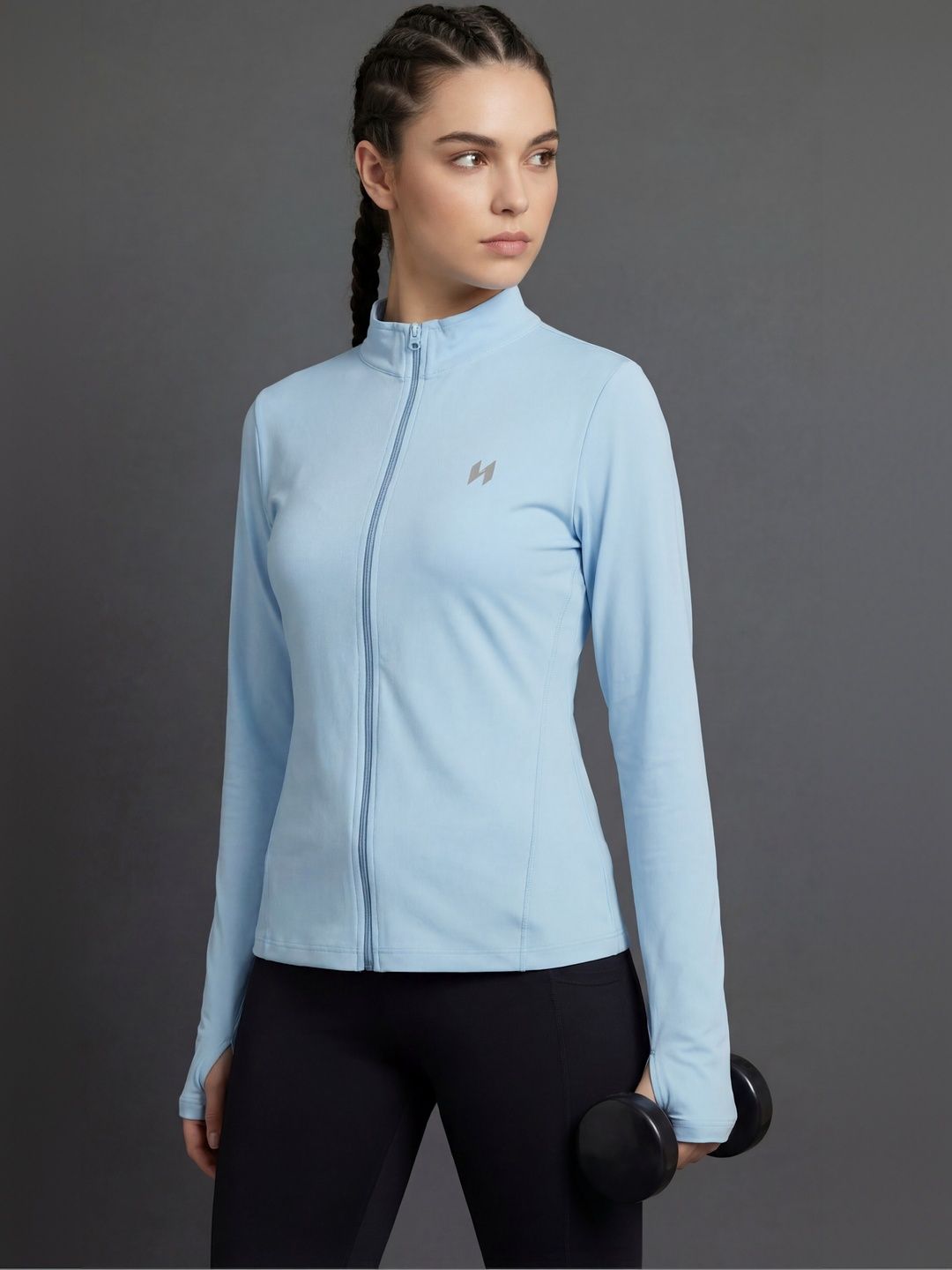 HUMAN SPIRIT HUMAN SPIRIT Women Reflective Strip Training or Gym Sporty Jacket