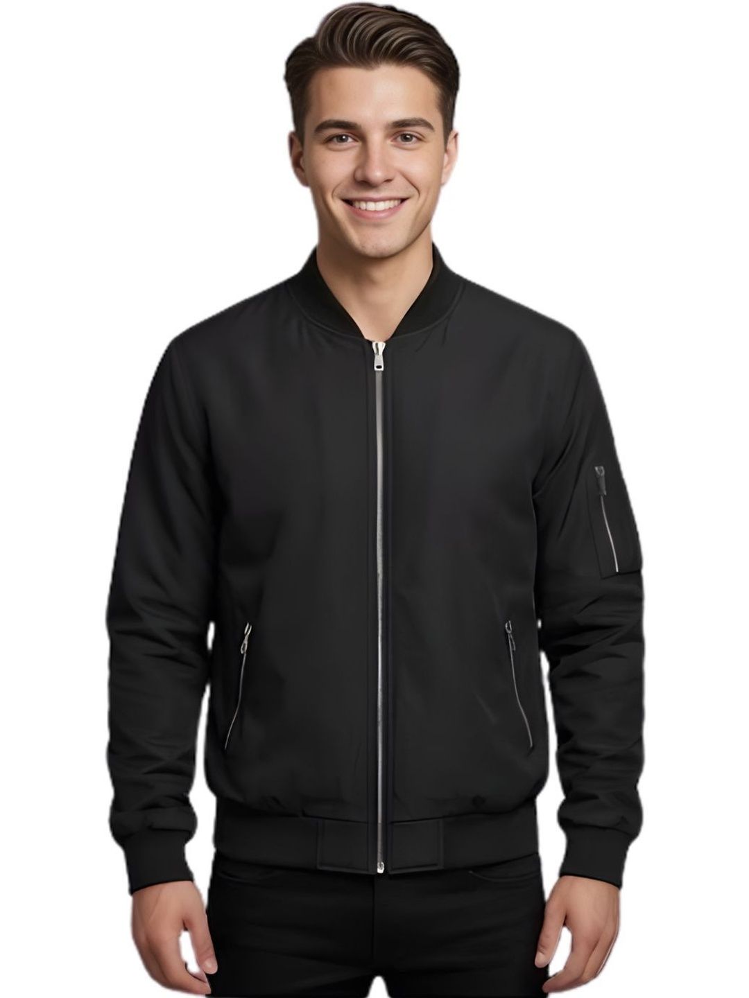 CARABA Men Windcheater Bomber Jacket