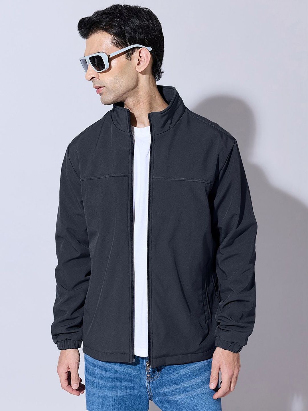 SHOWOFFFF Men Outdoor Open Front Jacket