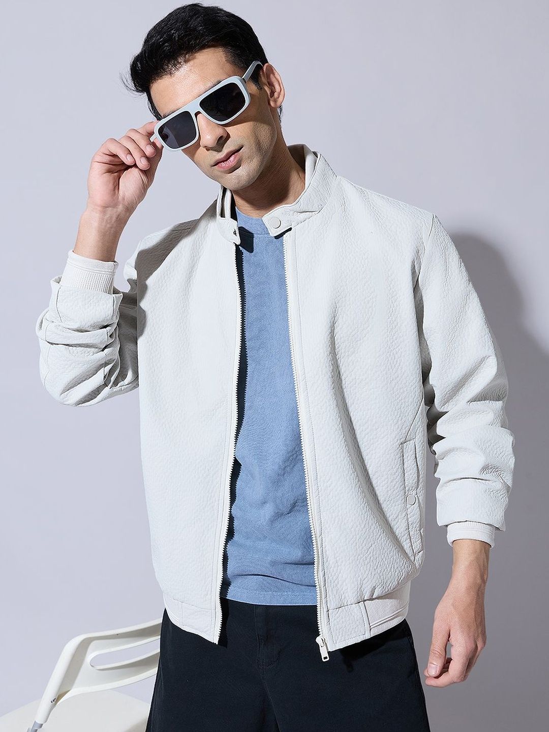 SHOWOFFFF Men Lightweight Outdoor Bomber Jacket