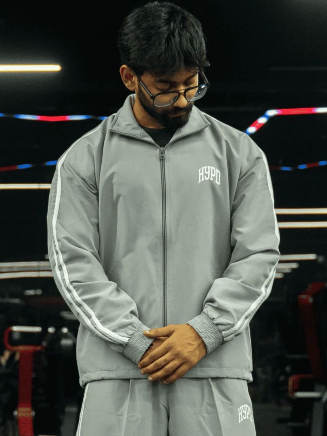 HYPD Men Striped Training or Gym Sporty Jacket