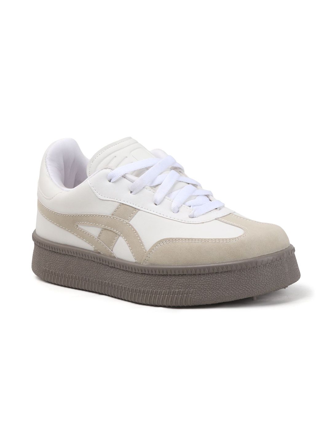 VENDOZ Women Colourblocked PU Sneakers