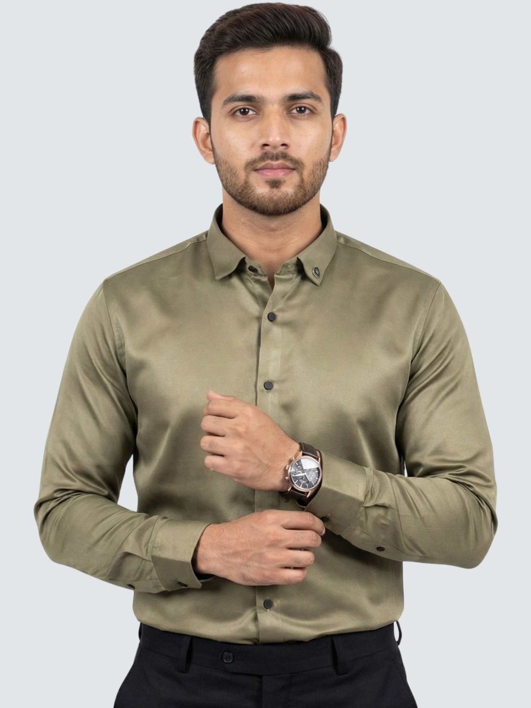 Kites Club Men Slim Fit Casual Shirt