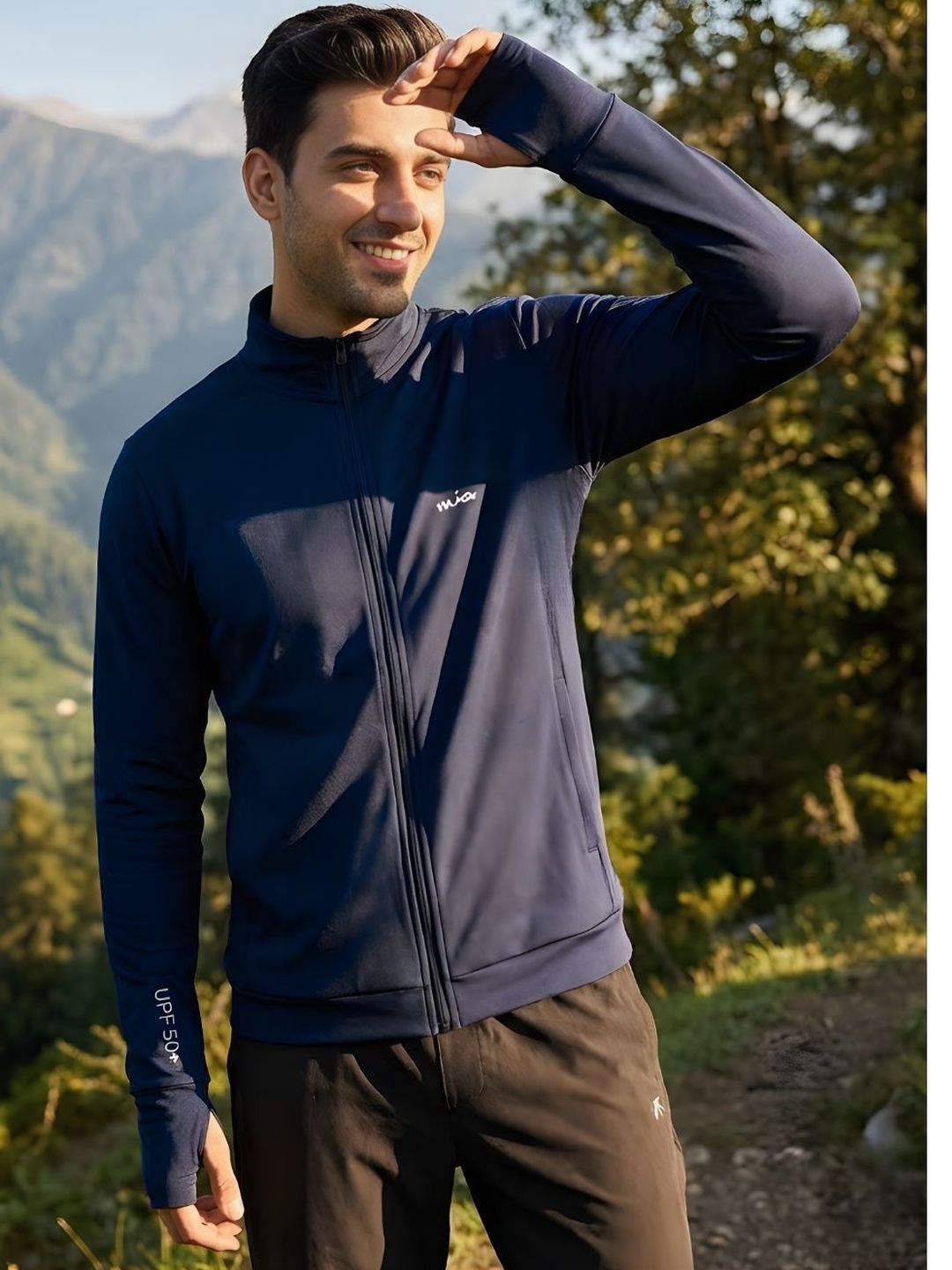 MIA FASHION Men Lightweight Outdoor Sporty Jacket