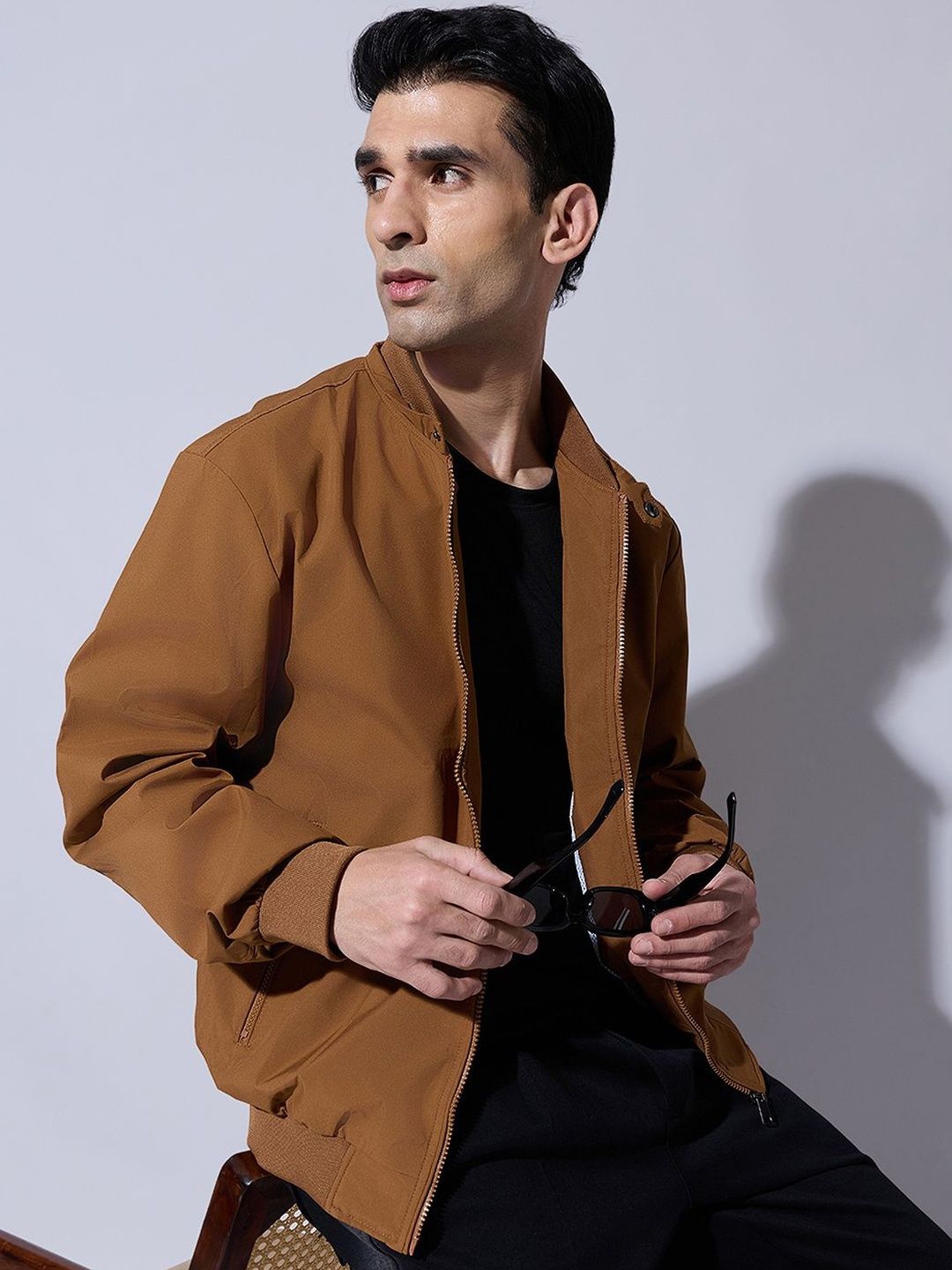 SHOWOFFFF Men Lightweight Outdoor Bomber Jacket